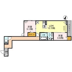 (仮)D-ROOM大沢1丁目PJの物件間取画像